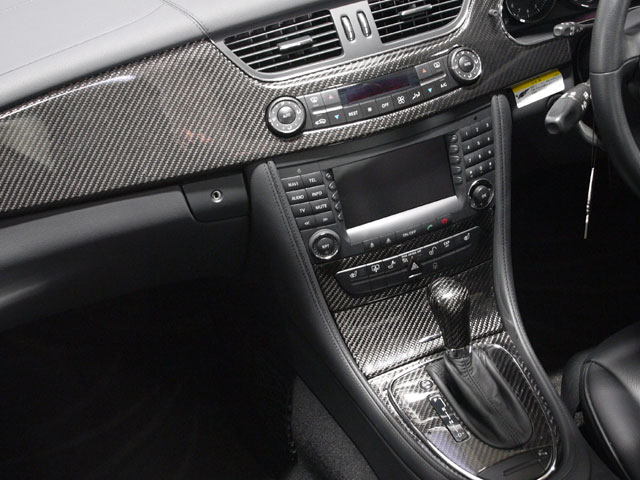 W219 CLS ブラックカーボン 内装パネル